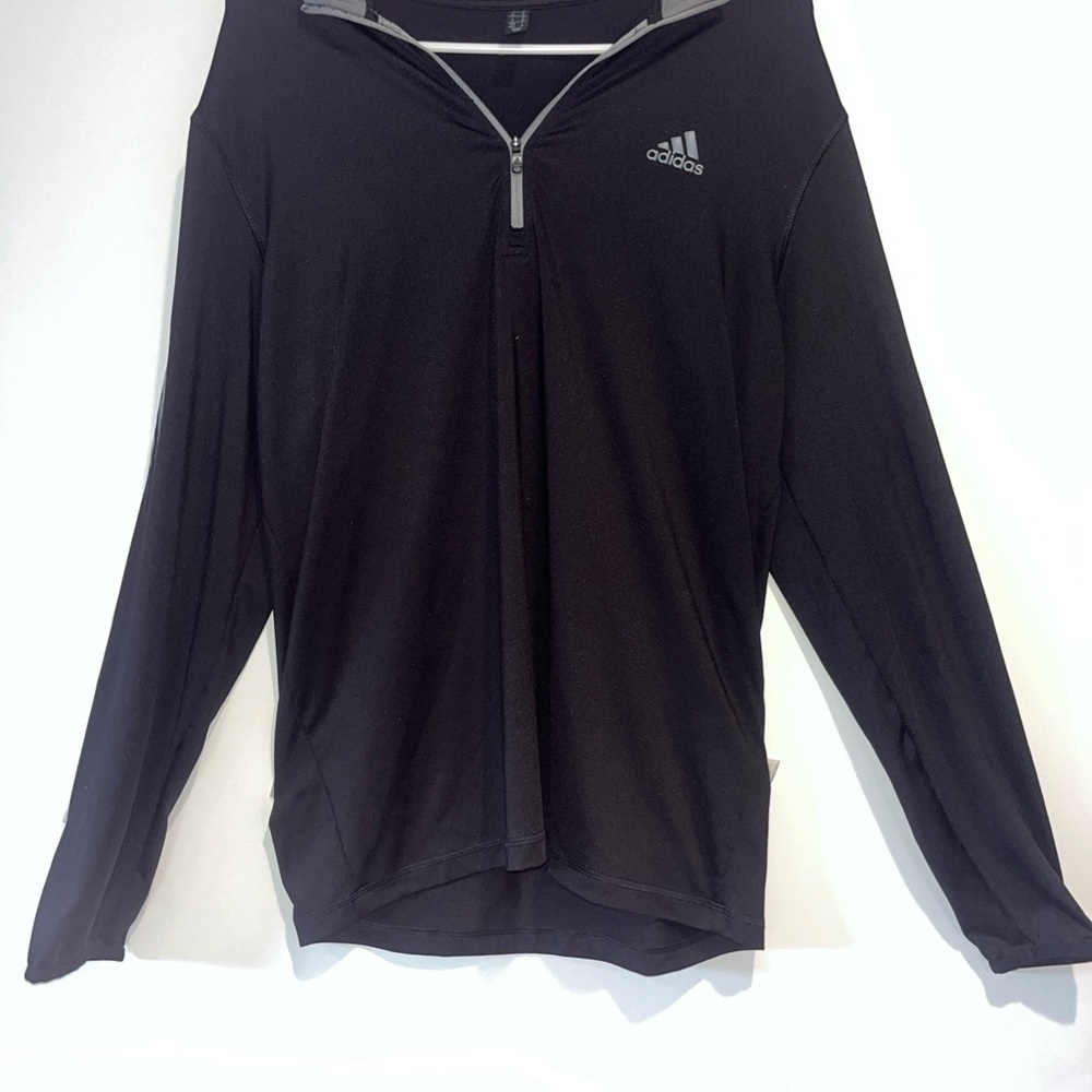 Adidas Black Quarter Zip Pullover
